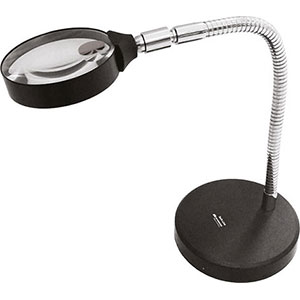 3687A - STAND MAGNIFIER WITH FLEXIBLE GOOSENECK - Prod. SCU